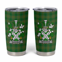 Wakeman Irish Coat of Arms Insulated Tumbler Cup