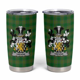 Trevor Irish Coat of Arms Insulated Tumbler Cup