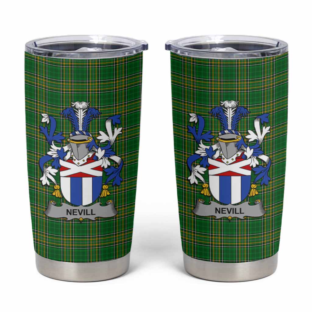 Nevill Irish Coat of Arms Insulated Tumbler Cup