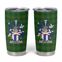 Nevill Irish Coat of Arms Insulated Tumbler Cup