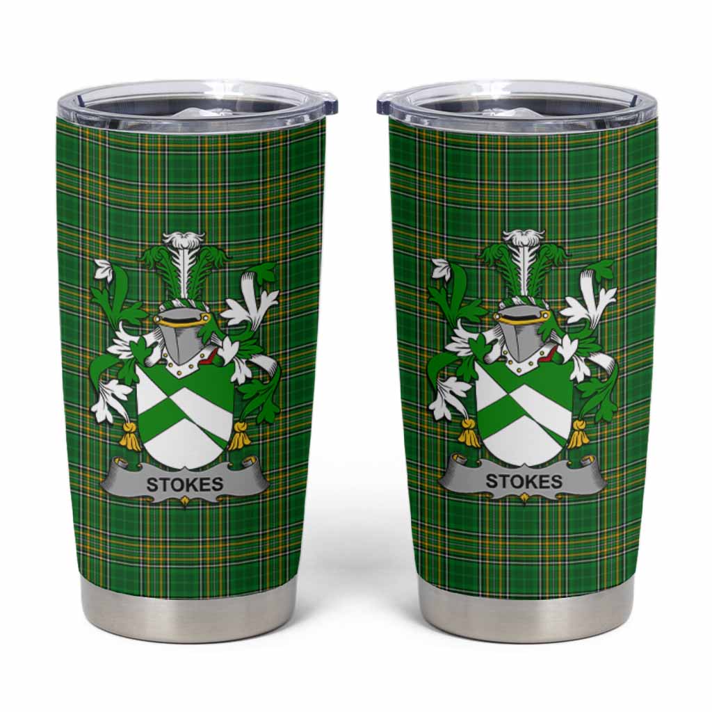 Stokes Irish Coat of Arms Insulated Tumbler Cup