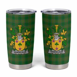 Vandeleur Irish Coat of Arms Insulated Tumbler Cup