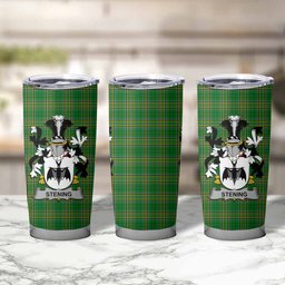 Stening Irish Coat of Arms Insulated Tumbler Cup