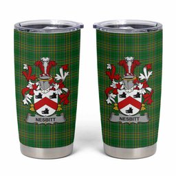 Nesbitt Irish Coat of Arms Insulated Tumbler Cup