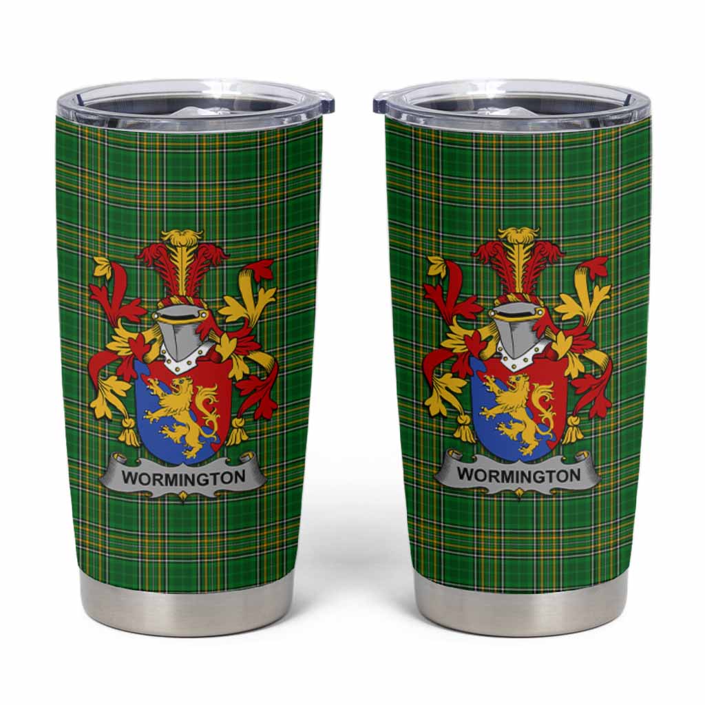 Wormington Irish Coat of Arms Insulated Tumbler Cup