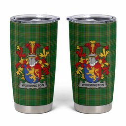 Wormington Irish Coat of Arms Insulated Tumbler Cup
