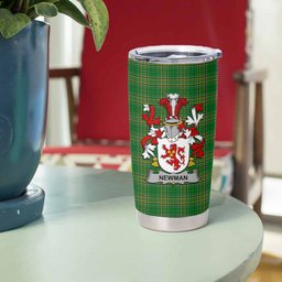 Newman Irish Coat of Arms Insulated Tumbler Cup