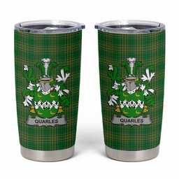 Quarles Irish Coat of Arms Insulated Tumbler Cup