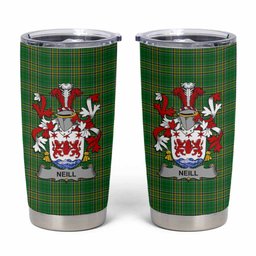 Neill Irish Coat of Arms Insulated Tumbler Cup
