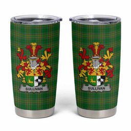 Sullivan Irish Coat of Arms Insulated Tumbler Cup