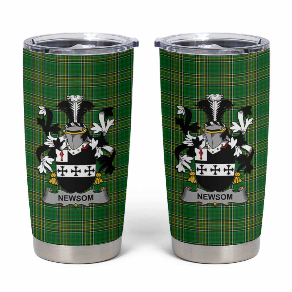 Newsom Irish Coat of Arms Insulated Tumbler Cup