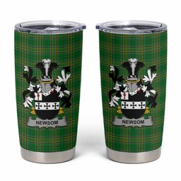 Newsom Irish Coat of Arms Insulated Tumbler Cup