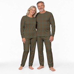 Gray Tartan Pajamas Family Set