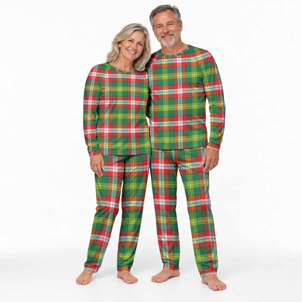 Northwest Territories Canada Tartan Pajamas Family Set