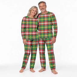 Northwest Territories Canada Tartan Pajamas Family Set