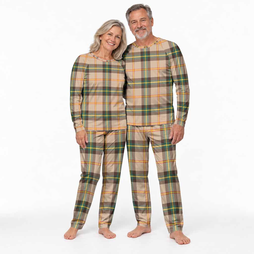 Saskatchewan Province Canada Tartan Pajamas Family Set