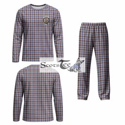 Boswell Tartan Pajamas Family Set with Family Crest