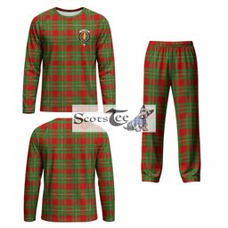Callander Tartan Pajamas Family Set with Family Crest