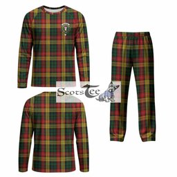 Buchanan Tartan Pajamas Family Set with Family Crest
