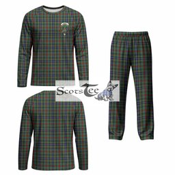 Bisset Tartan Pajamas Family Set with Family Crest
