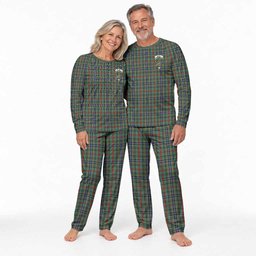 Bisset Tartan Pajamas Family Set with Family Crest