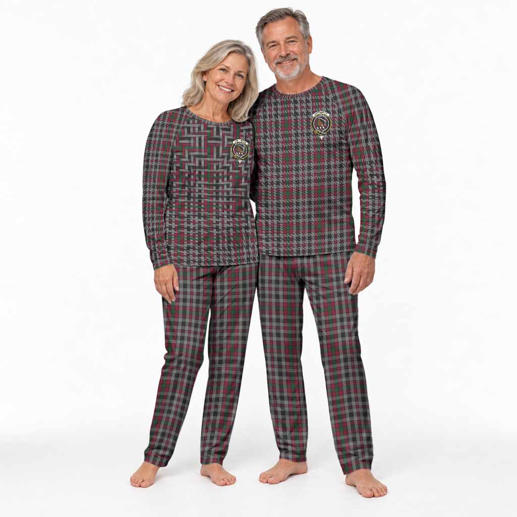 Borthwick Tartan Pajamas Family Set with Family Crest
