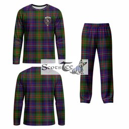 Chalmers Tartan Pajamas Family Set with Family Crest