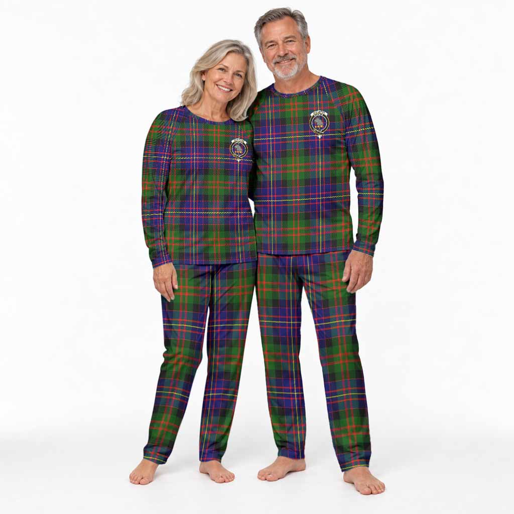 Chalmers Tartan Pajamas Family Set with Family Crest