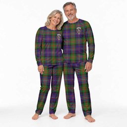 Chalmers Tartan Pajamas Family Set with Family Crest