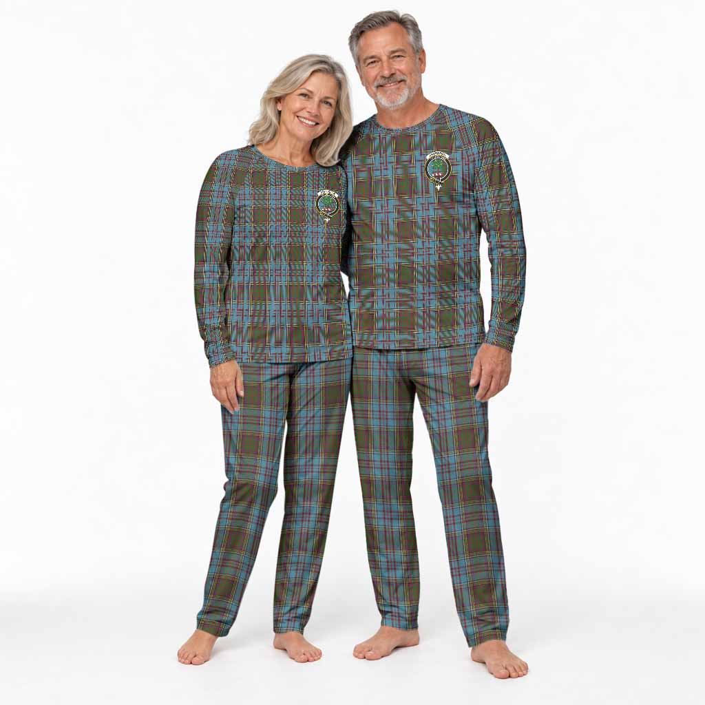 Anderson Tartan Pajamas Family Set with Family Crest
