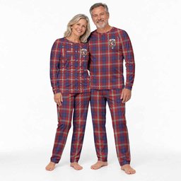 Ainslie Tartan Pajamas Family Set with Family Crest