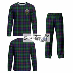 Calder Tartan Pajamas Family Set with Family Crest