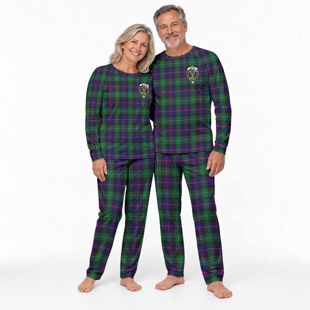 Calder Tartan Pajamas Family Set with Family Crest