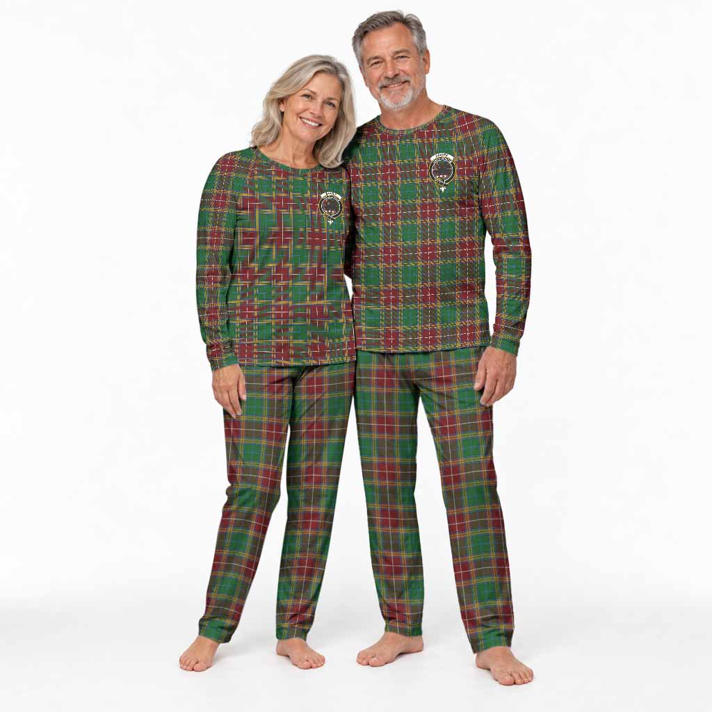 Baxter Tartan Pajamas Family Set with Family Crest
