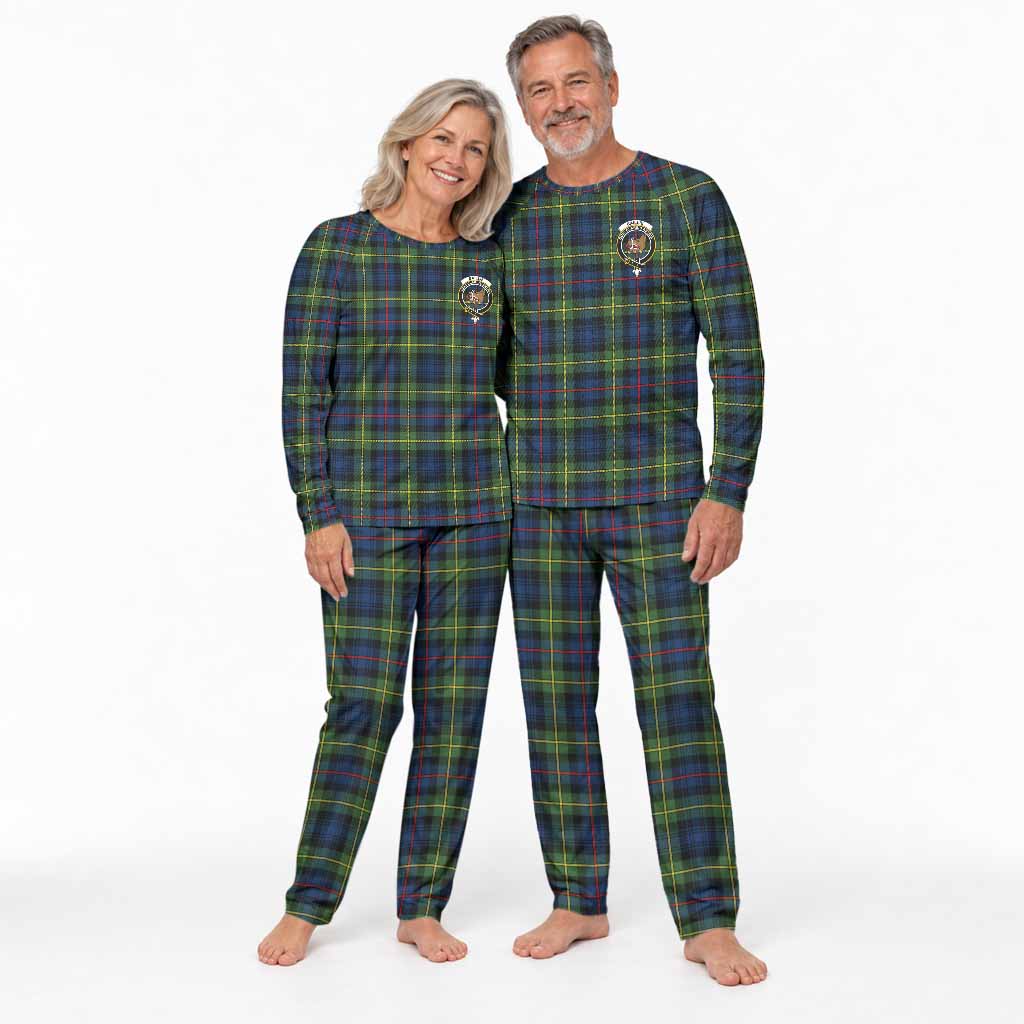 Baillie (Bailey) Tartan Pajamas Family Set with Family Crest
