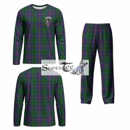 Carmichael Tartan Pajamas Family Set with Family Crest