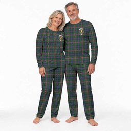 Allison Tartan Pajamas Family Set with Family Crest