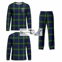 Bannerman Tartan Pajamas Family Set with Family Crest