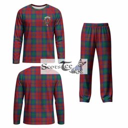 Auchinleck (Affleck) Tartan Pajamas Family Set with Family Crest