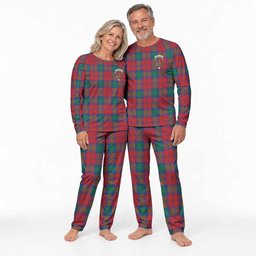 Auchinleck (Affleck) Tartan Pajamas Family Set with Family Crest
