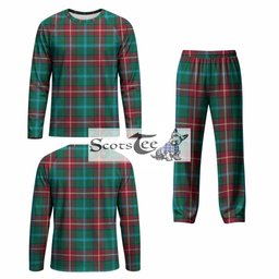 Manitoba Province Canada Tartan Pajamas Family Set