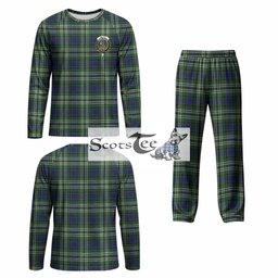 Blyth Tartan Pajamas Family Set with Family Crest