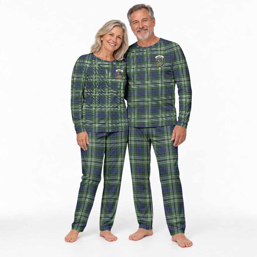 Blyth Tartan Pajamas Family Set with Family Crest