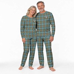 Brisbane Tartan Pajamas Family Set with Family Crest