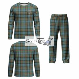 Brisbane Tartan Pajamas Family Set with Family Crest