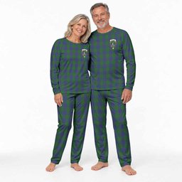 Barclay Tartan Pajamas Family Set with Family Crest