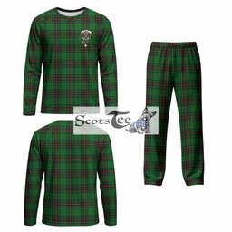 Kinnear Tartan Pajamas Family Set with Family Crest