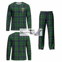 Duncan Tartan Pajamas Family Set with Family Crest