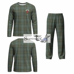 Kelly Tartan Pajamas Family Set with Family Crest