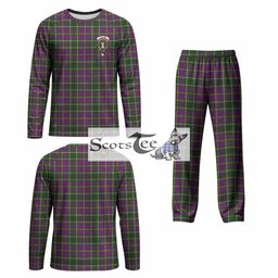 Taylor (Tailyour) Tartan Pajamas Family Set with Family Crest